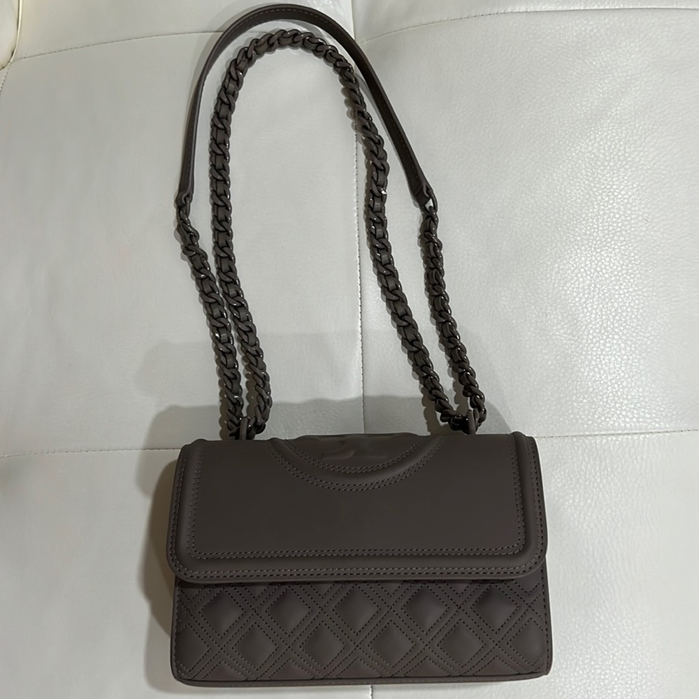 Tory Burch Fleming Matte small convertible shoulder bag